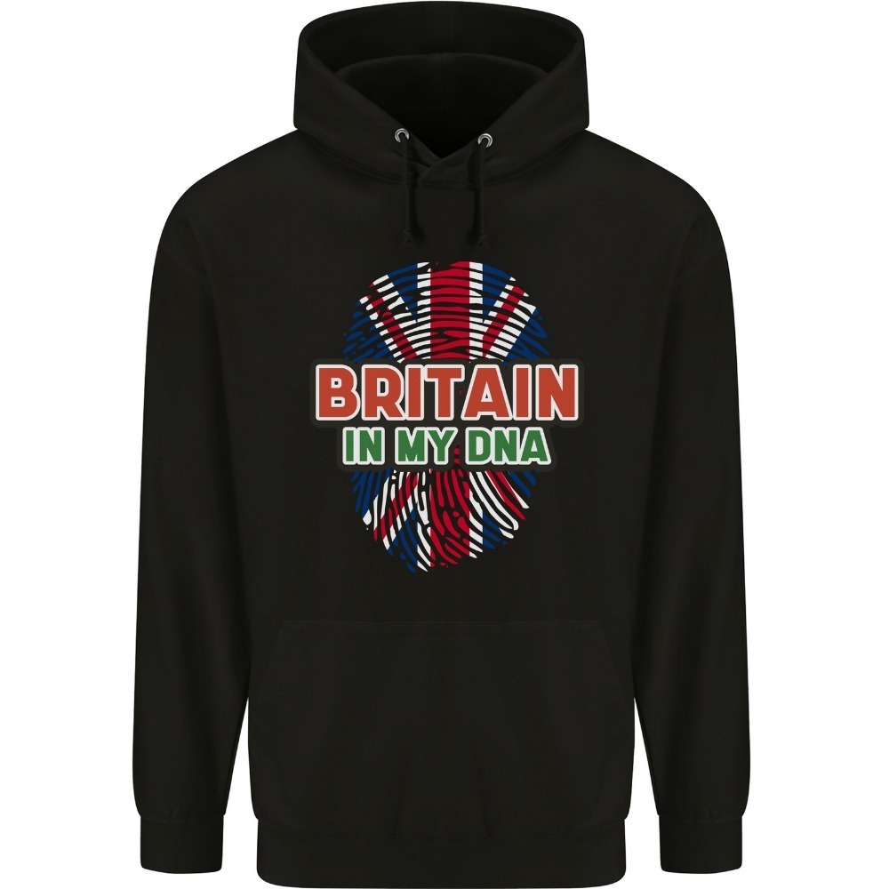 Women'S Winter Clothing Uk - 英国は私のDNAに含まれています Tシャツ ユニオンジャック旗 イギリス メンズ パーカー