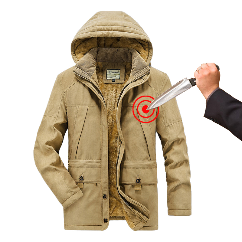 Winter Clothing Hacks - 冬用防刃・防寒・防寒ジャケット、目に見えない柔軟性のある軽量安全防護服