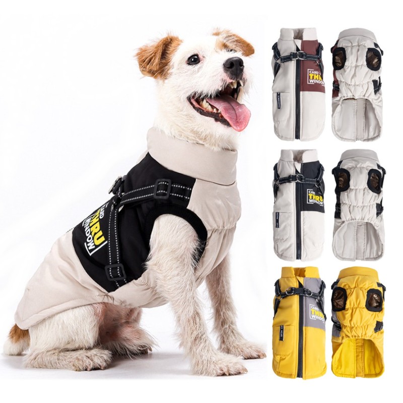 Jack Winter Clothing - 犬用冬用ジャケット 防水ドッグコート ペット用防寒服 猫用衣料 チワワ ダックスフント