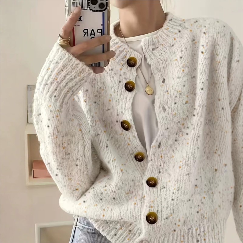 Jack Winter Clothing - 女性のセータージャケット春カジュアルブレストニットカーディガン新しい秋と冬のショートセータージャケットトップス女性服