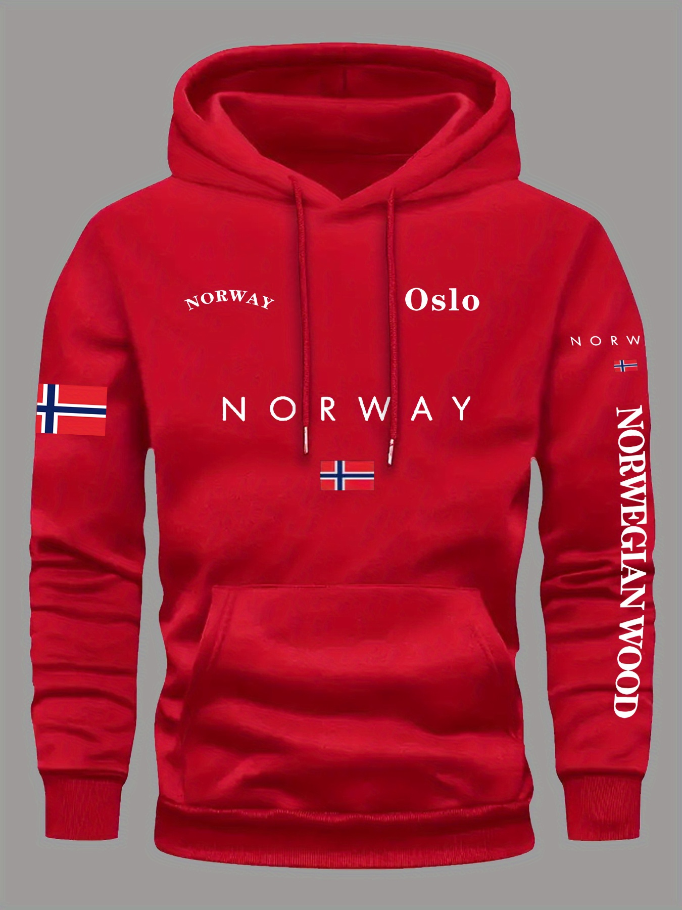Winter Clothing Norway - ノルウェー国旗パーカー男性女性アウトドアスポーツストリートアドベンチャーフィットネスランニングストリートカジュアル秋冬スウェットシャツトップ衣類