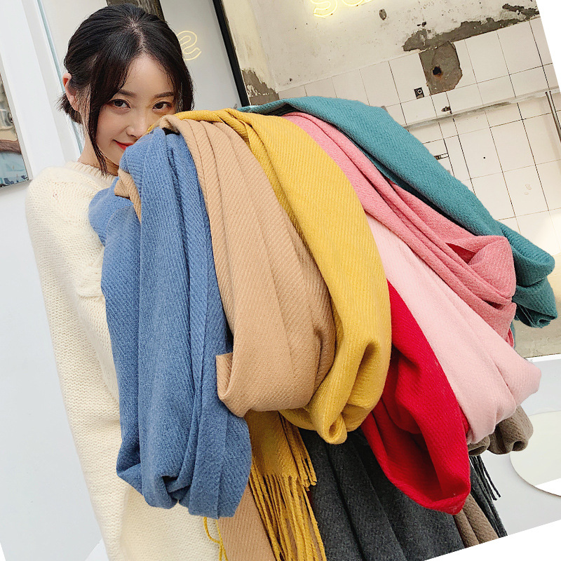 VISROVER 新色20色 女性用冬用スカーフ ファッショ - Cashmere Scarf Wrap のレビューと価格