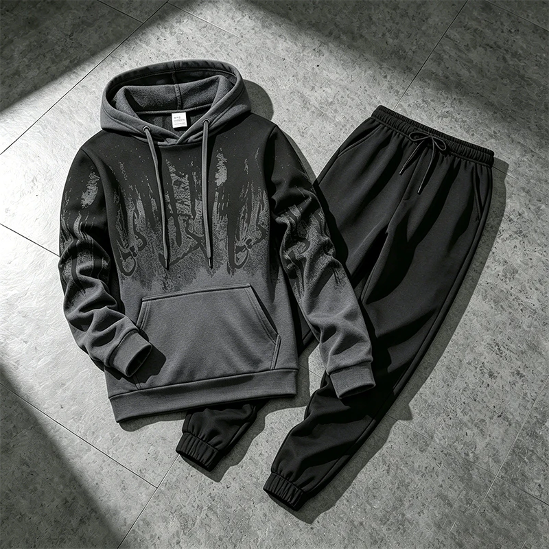 秋冬メンズパーカートラックスーツカジュアルスプラッシュドイン - Winter Clothing For のレビューと価格
