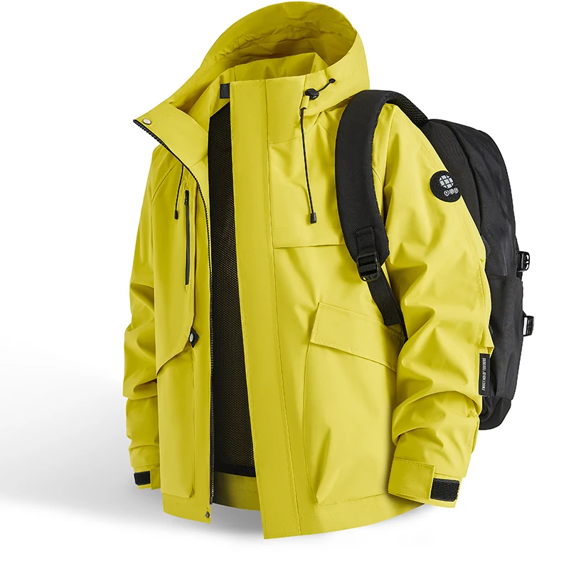 防水ジャケット男性屋外ハイキングキャンプウインドブレーカーフ - Windproof Jacket Softshell のレビューと価格