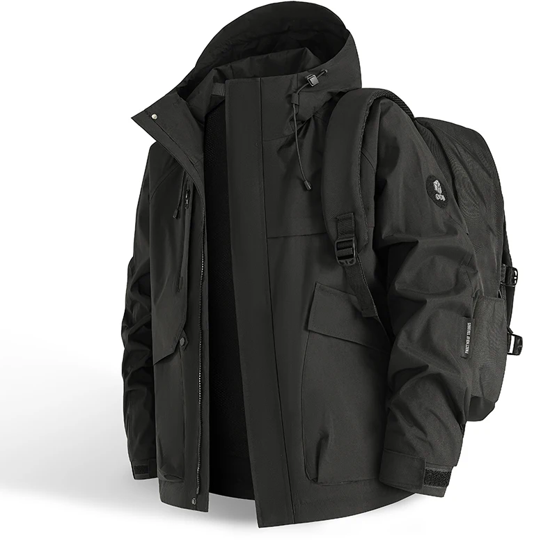防水ジャケット男性屋外ハイキングキャンプウインドブレーカーフ - Windproof Jacket Softshell のレビューと価格