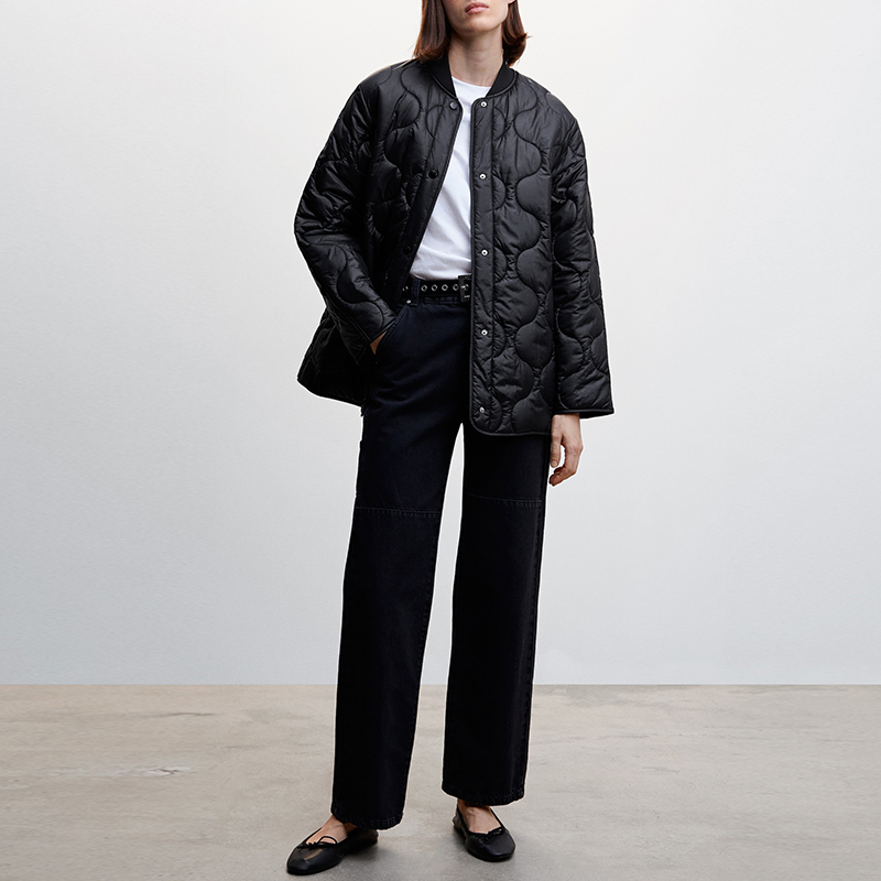 女性の冬のキルティングコットンジャケット長袖ボタンアップカジ - Jack Winter Clothing のレビューと価格