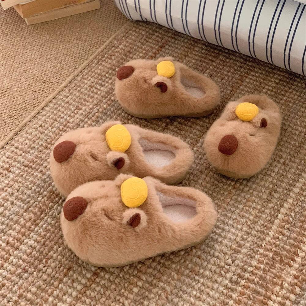 ホームスリッパ レディース 冬用 コットン スリッパ かわい - Winter Cloth のレビューと価格