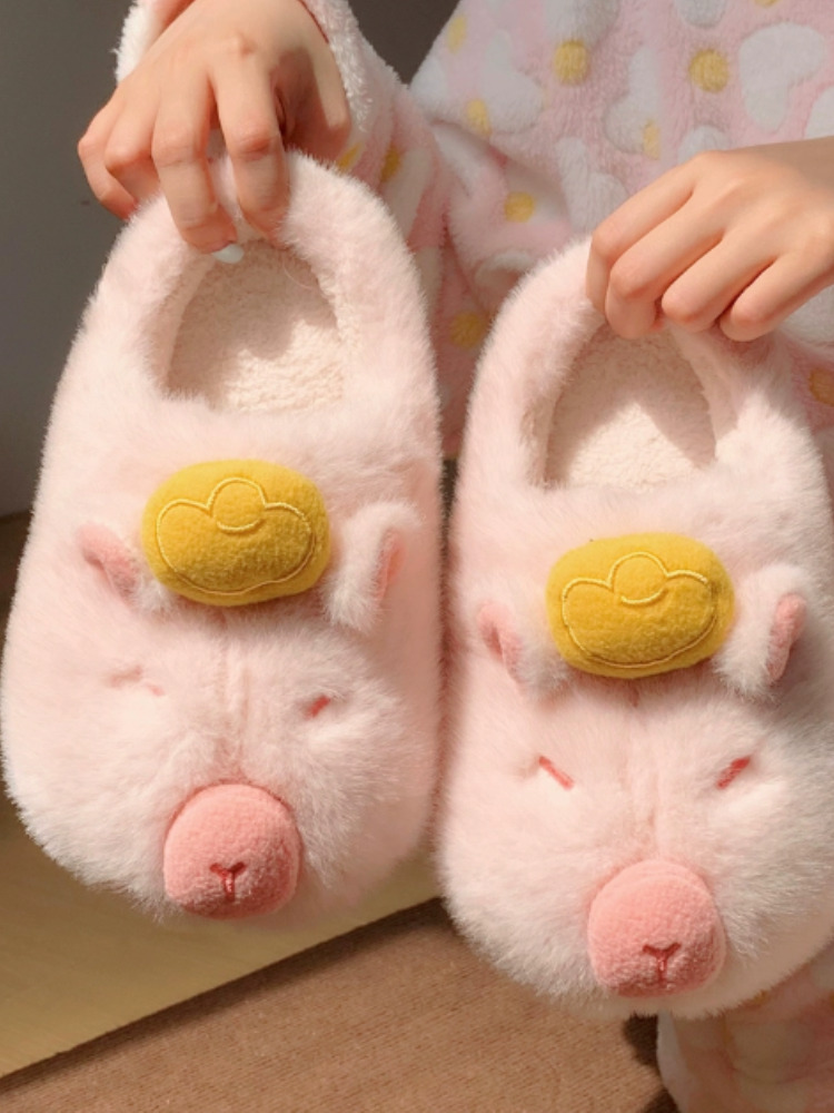 ホームスリッパ レディース 冬用 コットン スリッパ かわい - Winter Cloth のレビューと価格