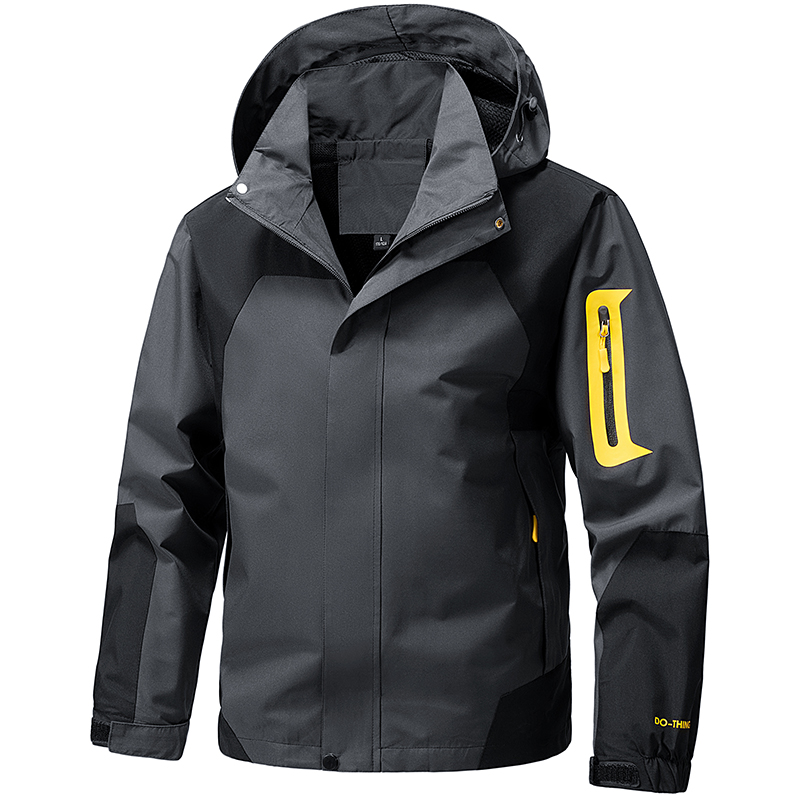 ソフトシェル アウトドアジャケット メンズ ジップアップ フ - Windproof Jacket Softshell のレビューと価格