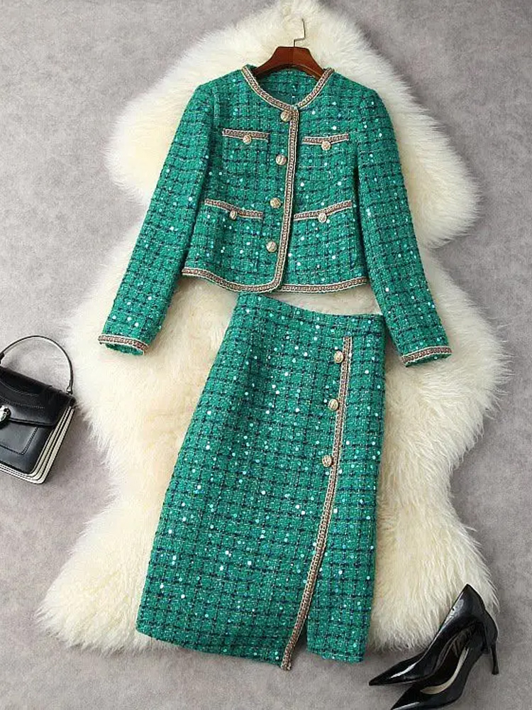 女性のためのヴィンテージツイードの香りのスーツ,ジャケット, - Jack Winter Clothing のレビューと価格