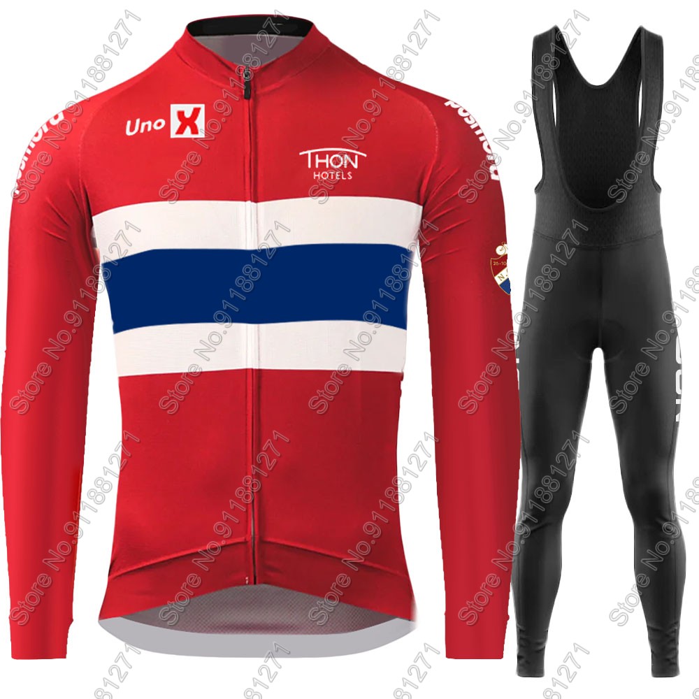 ノルウェー代表チーム 2026 サイクリングジャージセット  - Winter Clothing Norway のレビューと価格