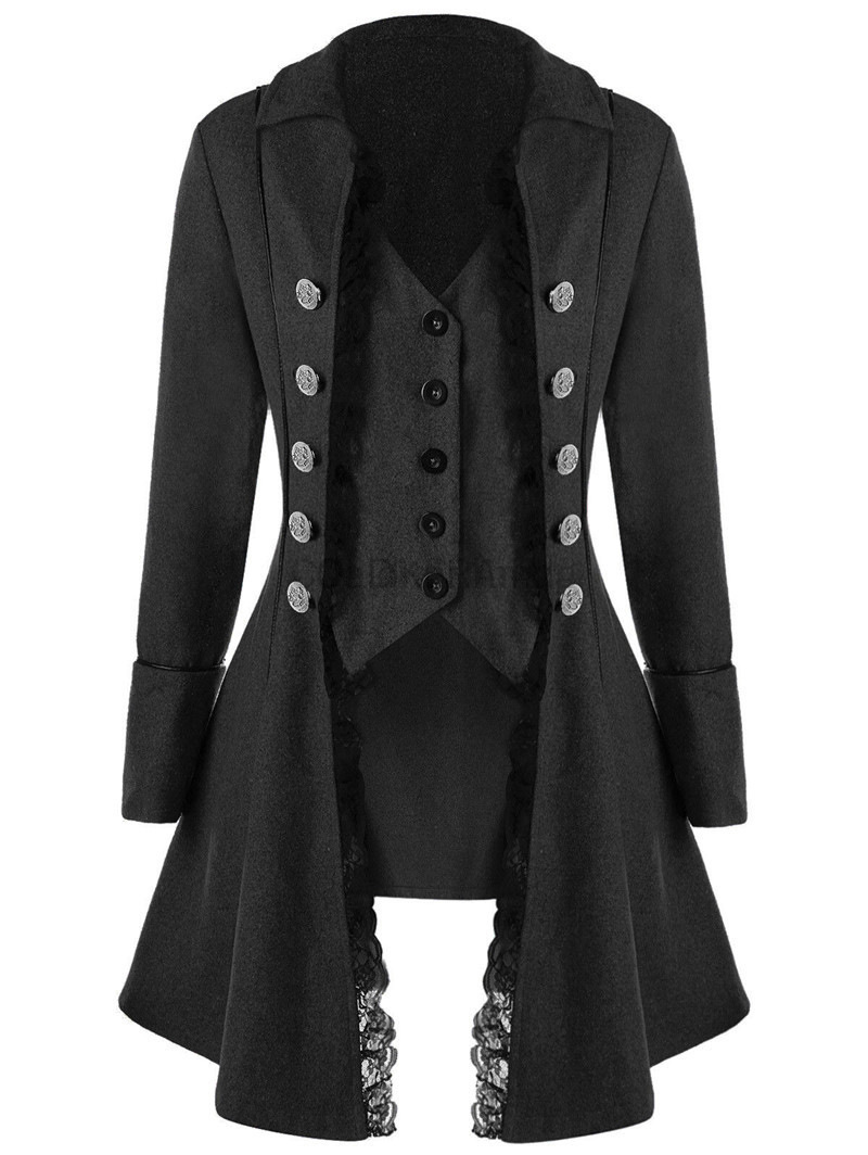 冬の女性のジャケットゴシックスチームパンクコルセットハロウィ - Winter Clothing For Women のレビューと価格