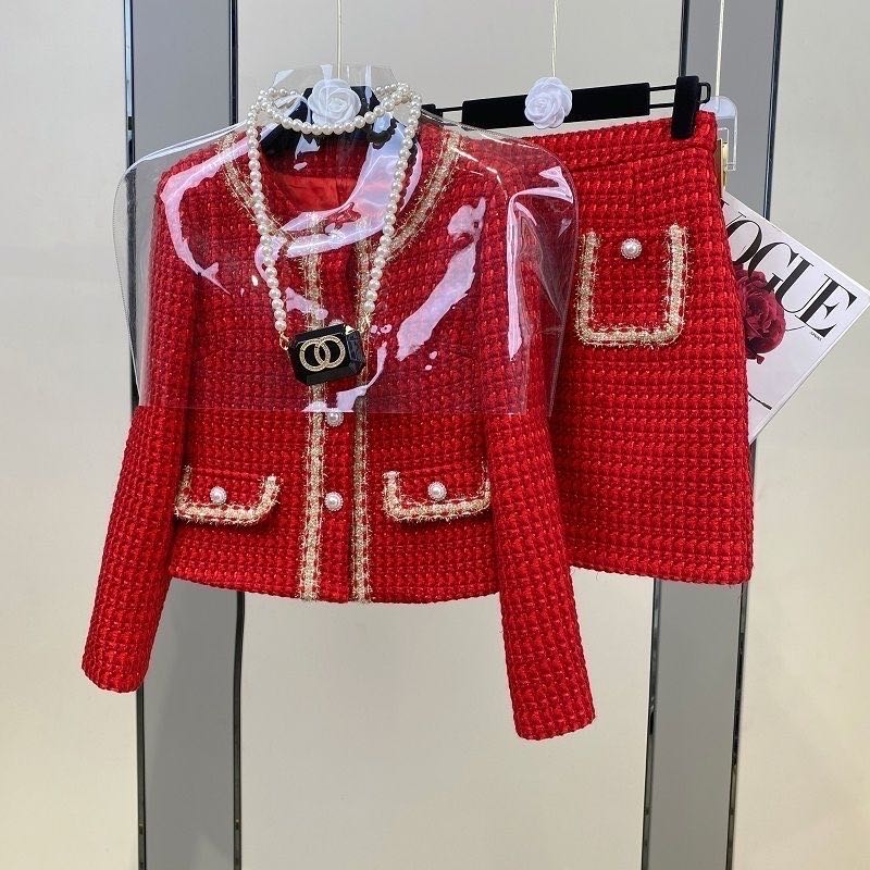 女性のためのエレガントなツイード衣装,トレンディな香りのスー - Jack Winter Clothing のレビューと価格