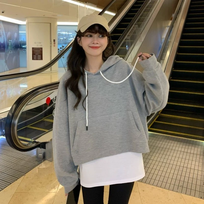 クロップド丈の無地アウター、韓国風必須アイテム、プロモーショ - Winter Clothing Essentials For Women のレビューと価格