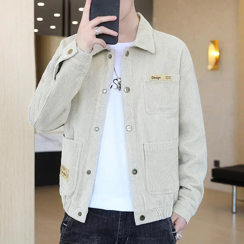 LIBIELIY ファッションラペルボタンポケットスプライシ - Jack Winter Clothing のレビューと価格